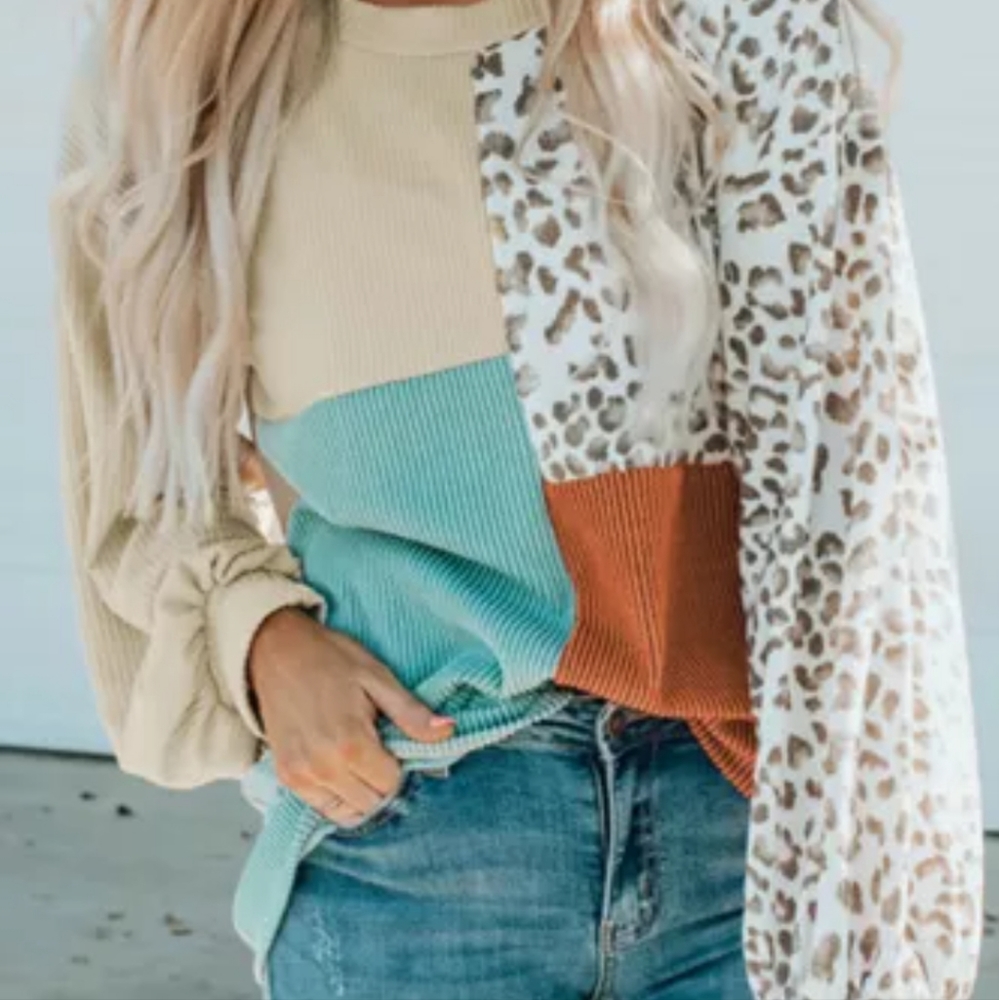 ❤️New patchwork color block top - Picture 7 of 11
